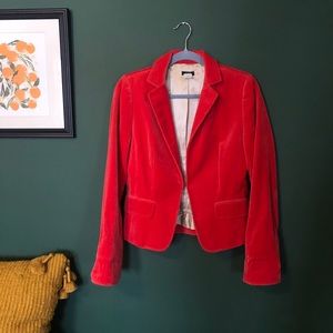 JCREW Velvet Peach Blazer - size 8
